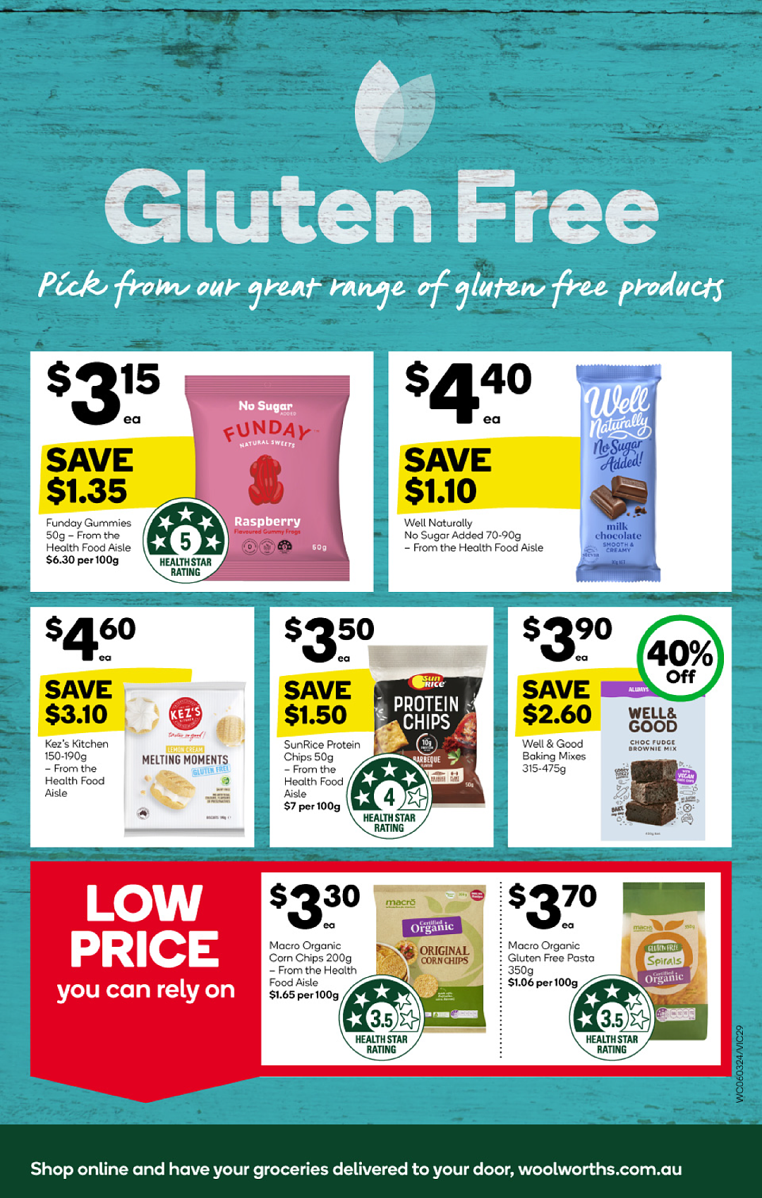 Woolworths 3月6日-3月12日打折，韭菜饺、奶酪、带皮五花$15（组图） - 29