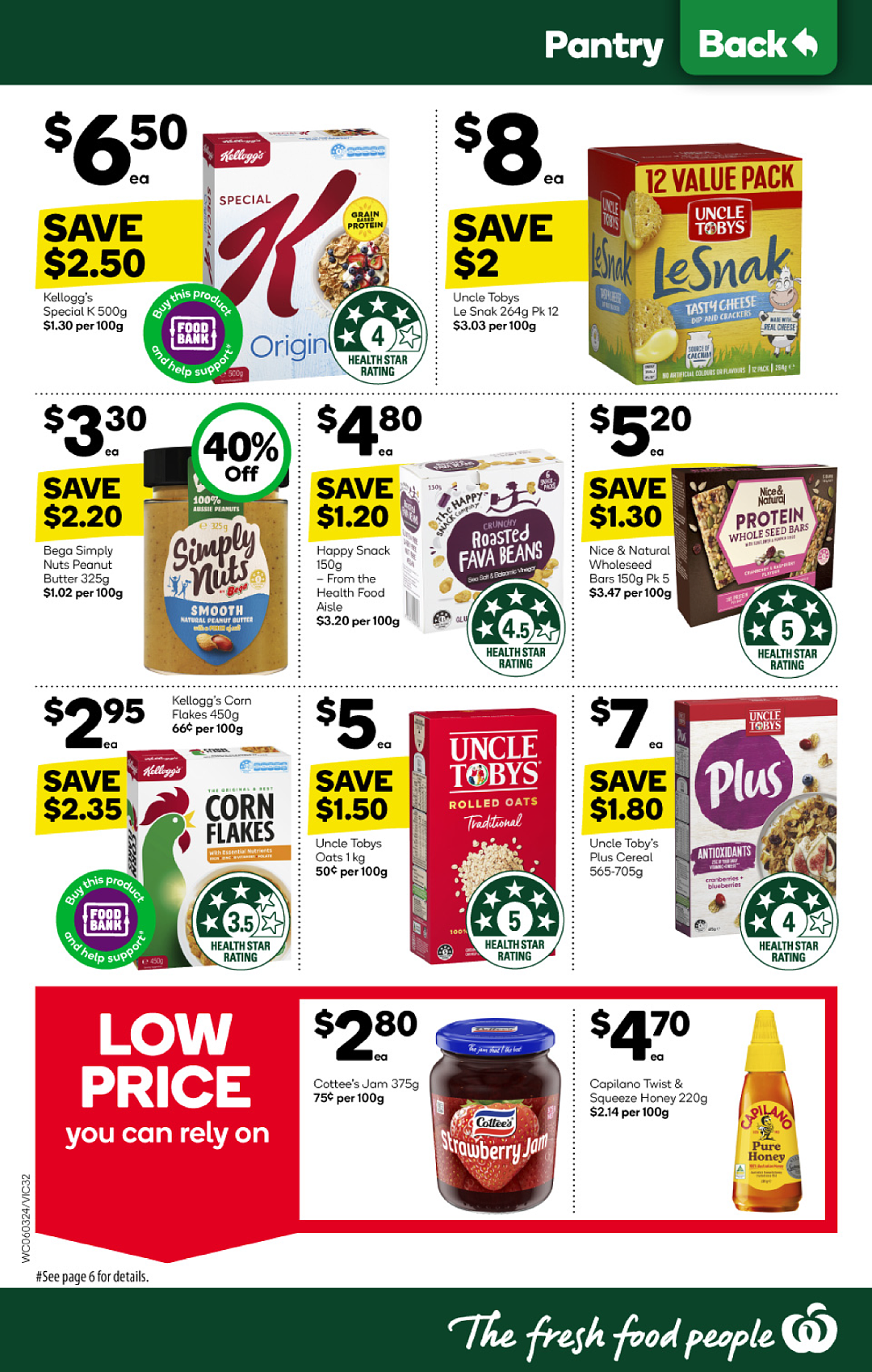 Woolworths 3月6日-3月12日打折，韭菜饺、奶酪、带皮五花$15（组图） - 32