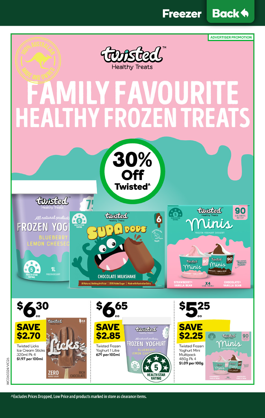 Woolworths 3月6日-3月12日打折，韭菜饺、奶酪、带皮五花$15（组图） - 26