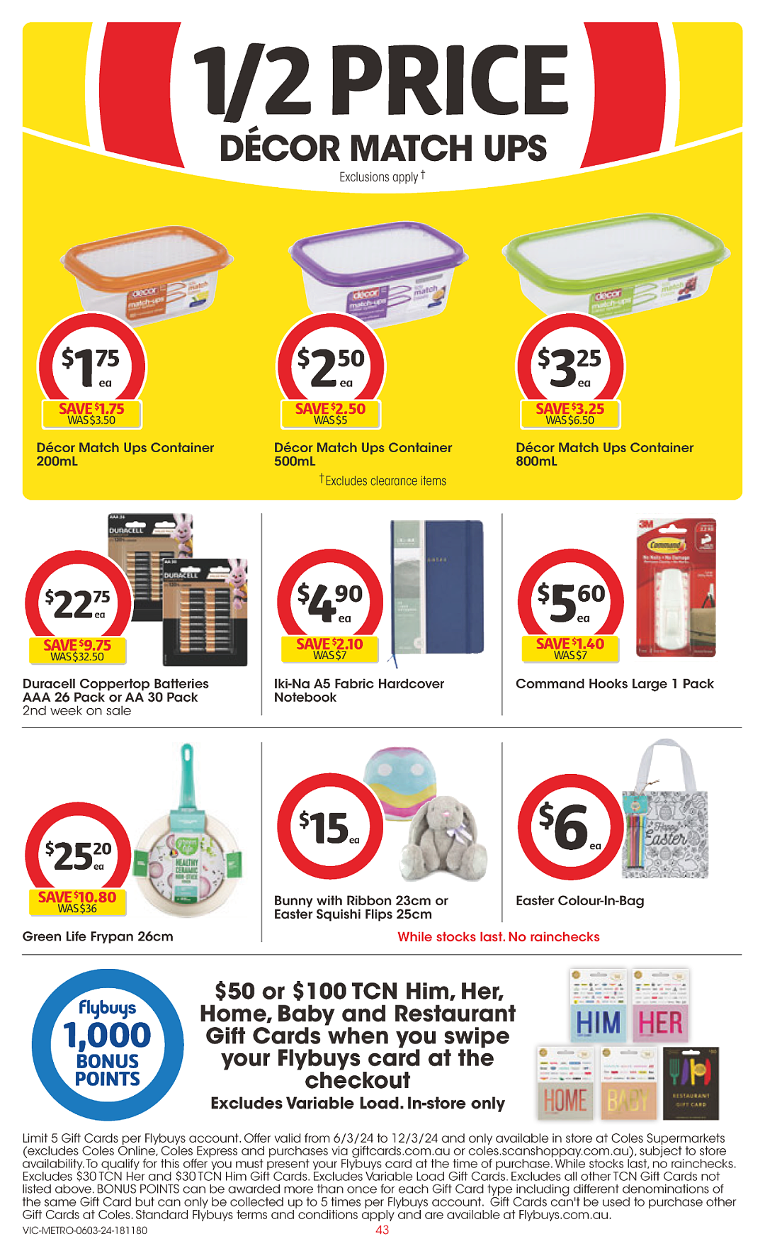 Coles 3月6日-3月12日打折，油、冰淇淋半价（组图） - 43