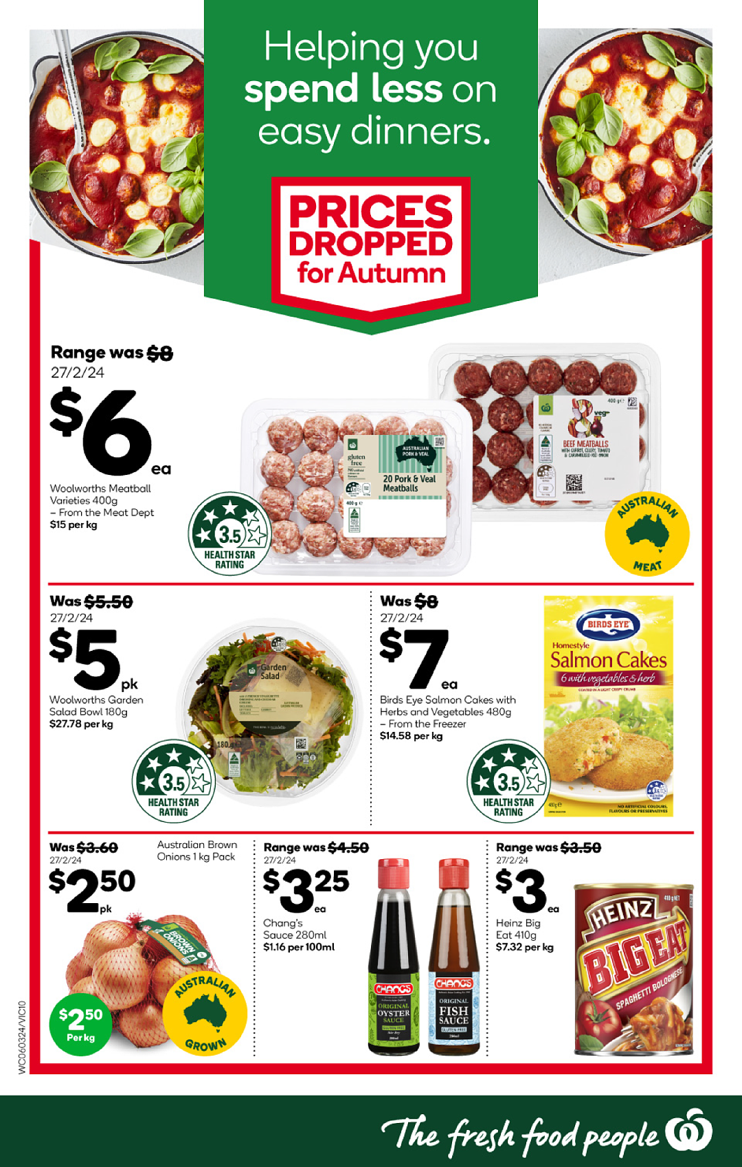 Woolworths 3月6日-3月12日打折，韭菜饺、奶酪、带皮五花$15（组图） - 10