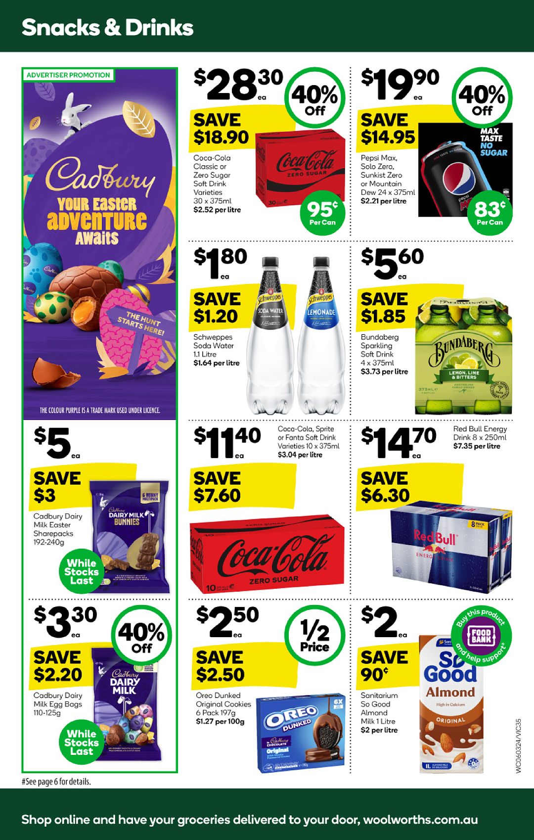 Woolworths 3月6日-3月12日打折，韭菜饺、奶酪、带皮五花$15（组图） - 35