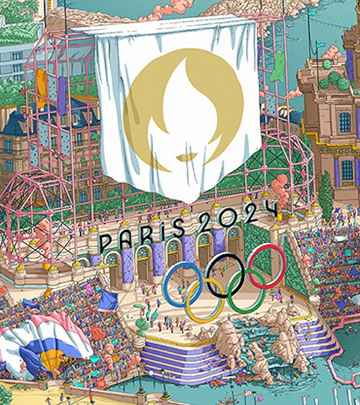 2024巴黎奥运残奥海报出炉，画风超细致似寻宝游戏，盘点三大看点（组图） - 3