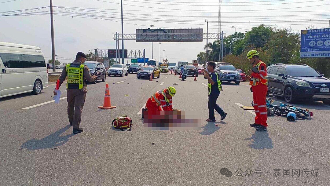 恐怖！中国男子驾驶奔驰撞死泰国女子，人已变形，满地是血...（组图） - 19