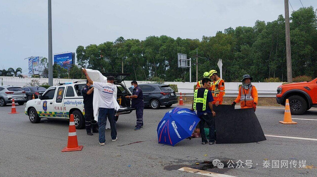 恐怖！中国男子驾驶奔驰撞死泰国女子，人已变形，满地是血...（组图） - 8