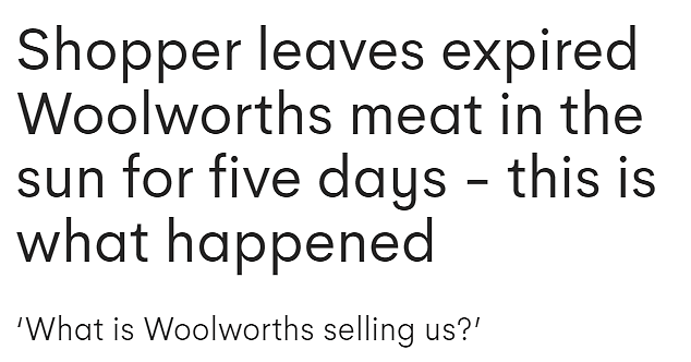 澳男将woolies买的肉扔院子里，结果连老鼠和蚂蚁都不吃，网友：科技与狠活啊（组图） - 1