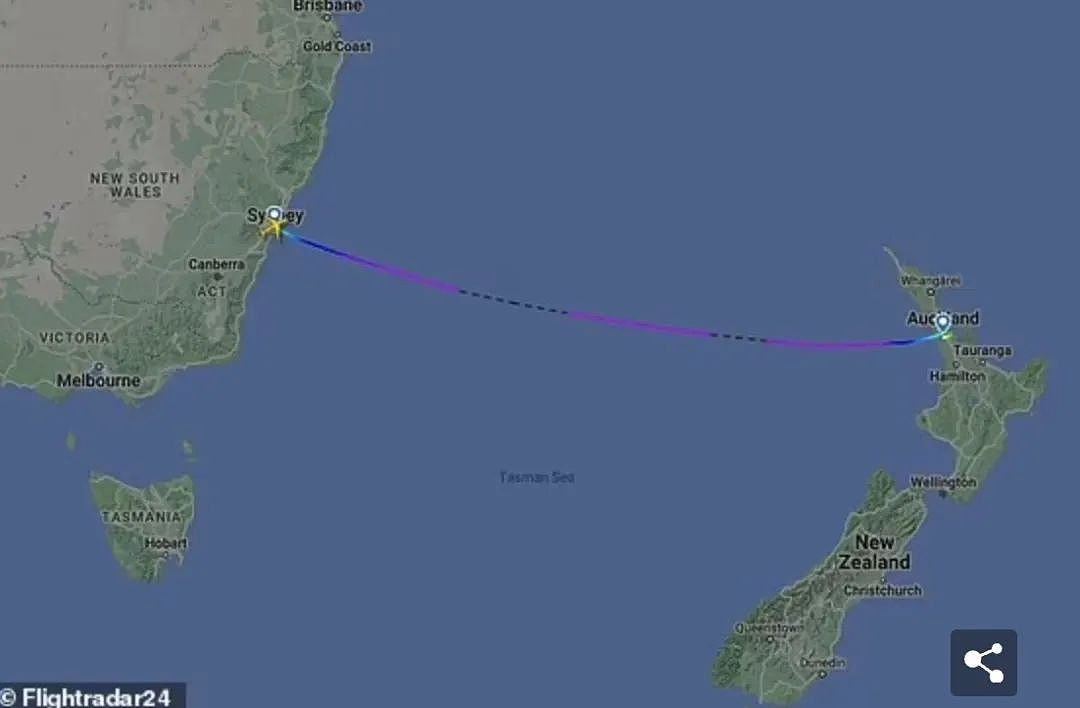 澳洲飞新西兰客机高空猛降，乘客被甩飞，50人伤！载110人飞机紧急迫降（组图） - 2