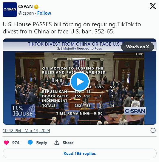 美国通过新法案！TikTok新加坡籍总裁周受资紧急赴美表示“令人失望”（组图） - 2