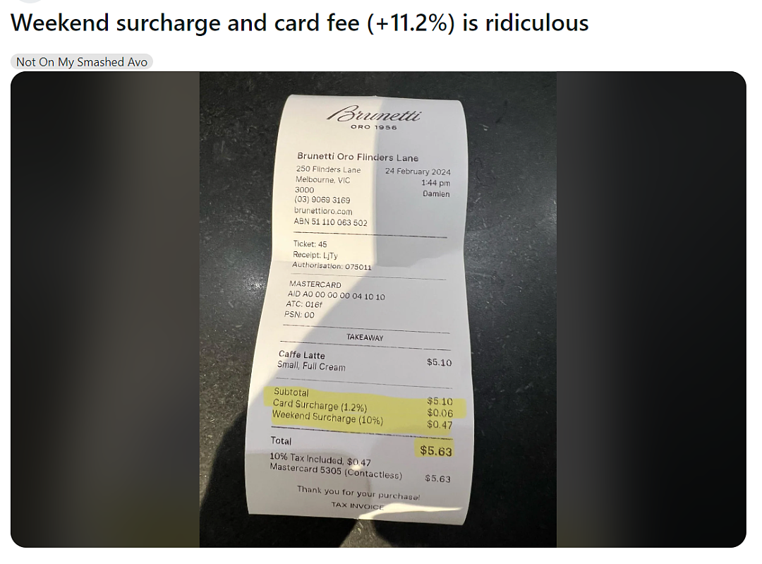 在澳洲的大家有没有发现，出去吃饭，刷卡手续费更贵了！华人：不知不觉钱没了（组图） - 6