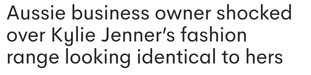 卡戴珊家族又出新瓜！Kylie Jenner新品牌疑抄袭澳洲设计师，款式相同，价格翻倍（组图） - 2