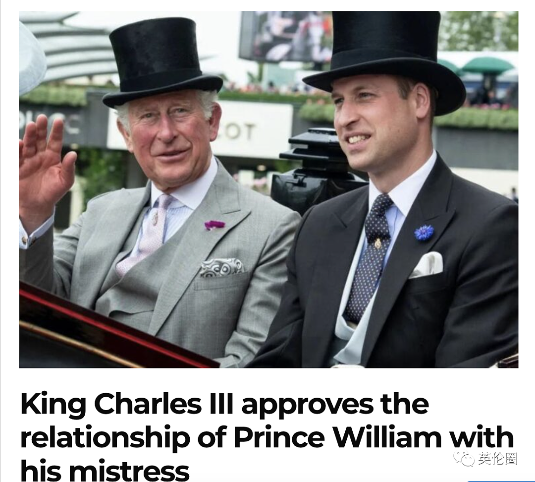 凯特下属爆料：至今没见过她，手术没通知咱！查尔斯称“威廉没小三”，出轨是英国王室“惯例“？（组图） - 15