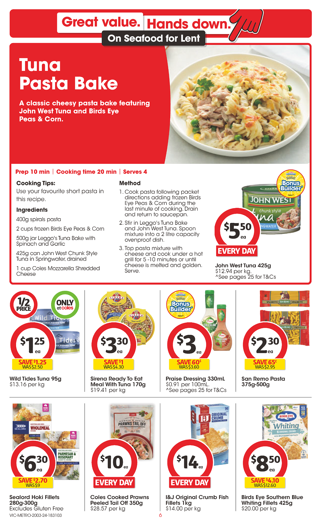 Coles 3月20日-3月26日打折，鱿鱼条、茉莉米、品客上新半价（组图） - 6