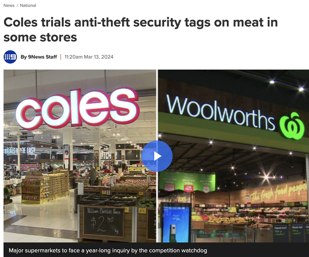 澳洲Coles超市又放大招！直接给这些产品上锁，不付钱拉警报...（组图） - 1
