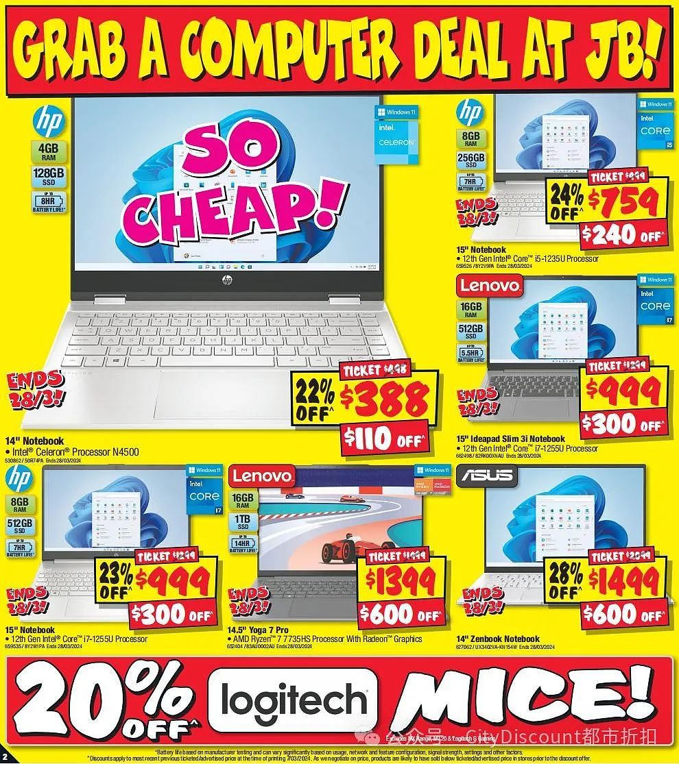 苹果电脑打折！【JB Hi-Fi】3月21日至4月3日优惠目录（组图） - 3