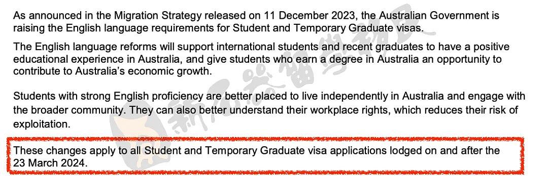 3月23日即刻生效，485语言有效期改为1年，工签/学签语言要求均提高（组图） - 3