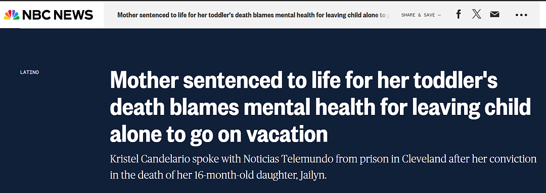 美国判终身监禁永久不得假释，在加拿大却只需坐一天牢？孩子饿死家中，妈妈责任不同？（组图） - 1