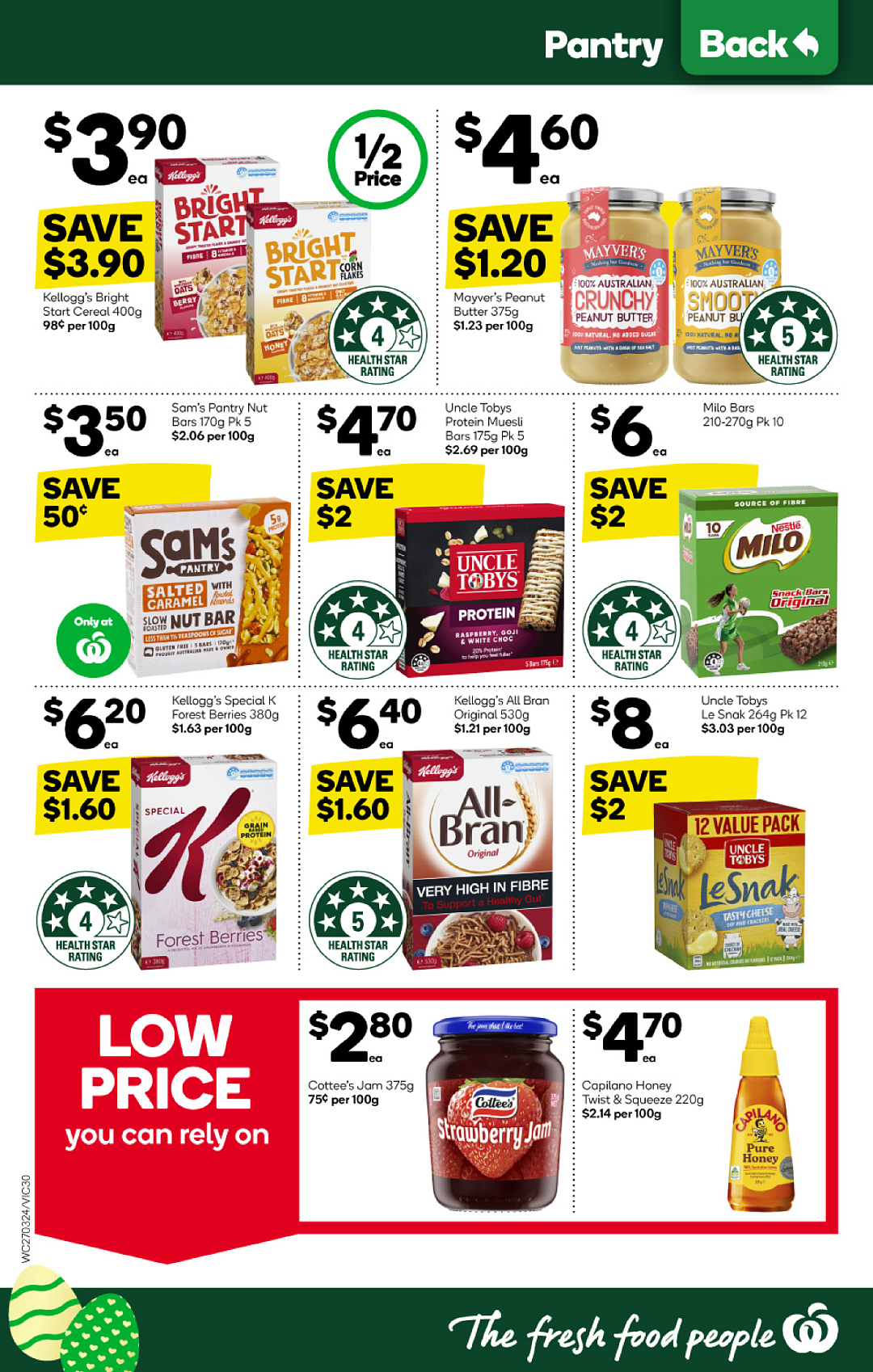 Woolworths 3月27日-4月2日打折，珍珠米、油、香肠半价，五花肉$16（组图） - 30