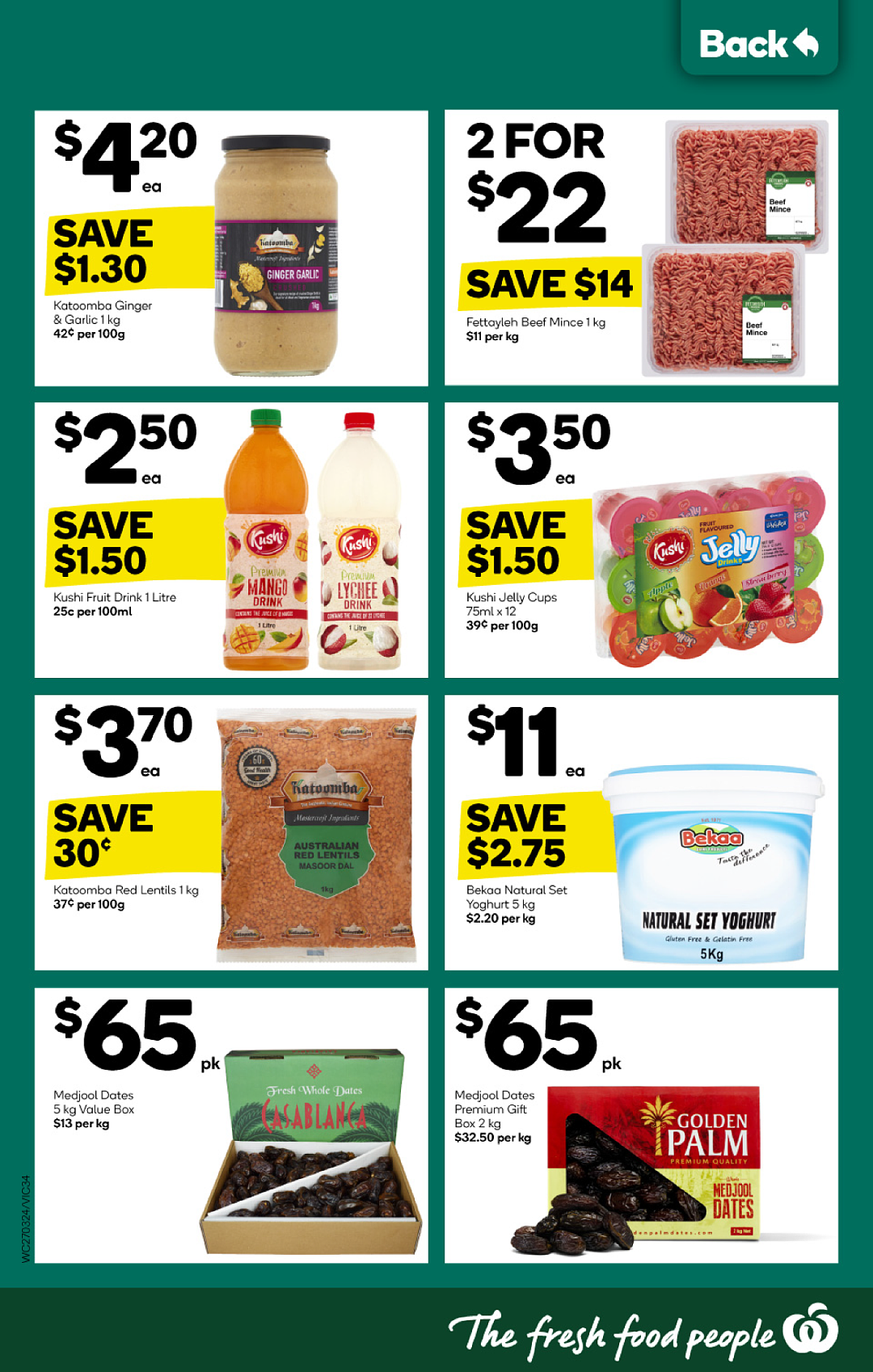 Woolworths 3月27日-4月2日打折，珍珠米、油、香肠半价，五花肉$16（组图） - 34