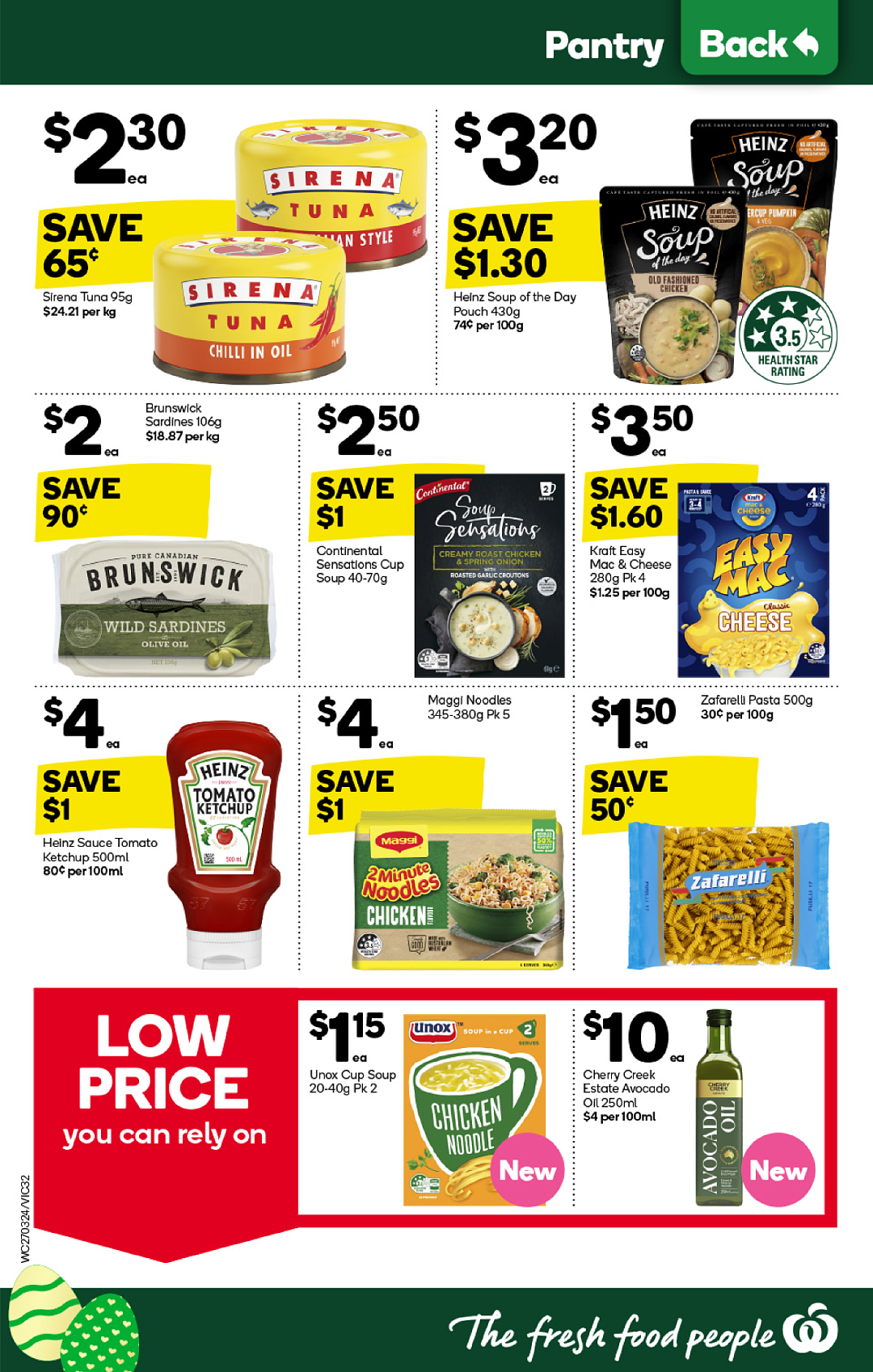 Woolworths 3月27日-4月2日打折，珍珠米、油、香肠半价，五花肉$16（组图） - 32