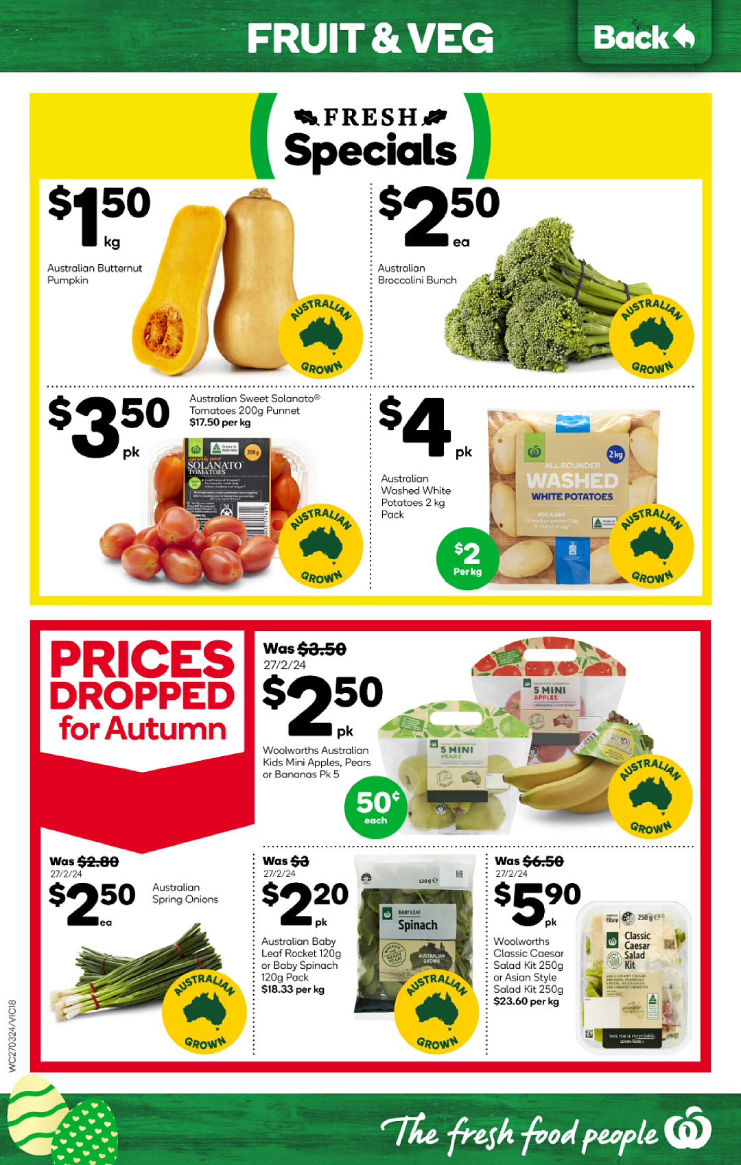 Woolworths 3月27日-4月2日打折，珍珠米、油、香肠半价，五花肉$16（组图） - 18