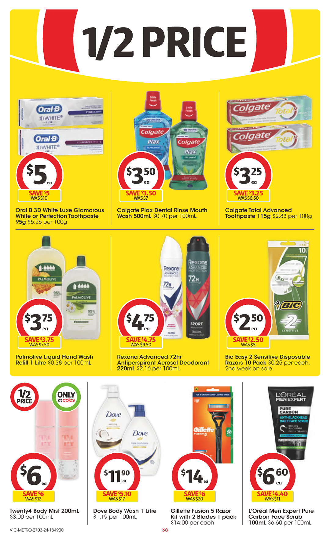 Coles 3月27日-4月2日打折，冻虾仁、蒜香面包半价（组图） - 36