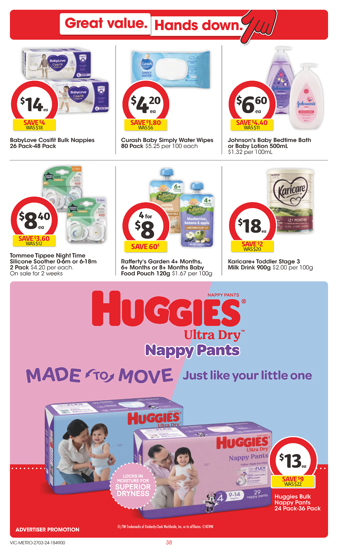 Coles 3月27日-4月2日打折，冻虾仁、蒜香面包半价（组图） - 38