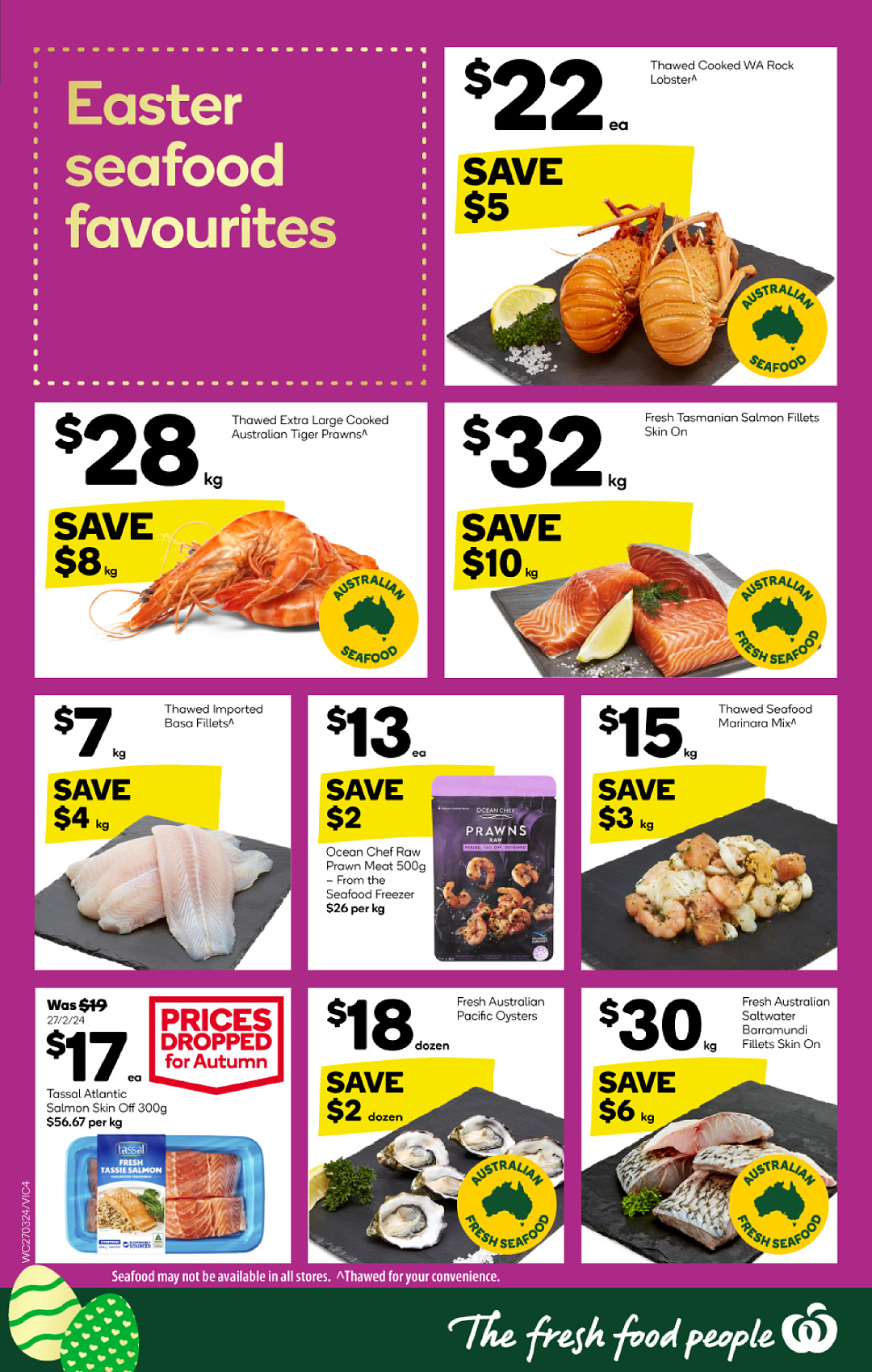 Woolworths 3月27日-4月2日打折，珍珠米、油、香肠半价，五花肉$16（组图） - 4