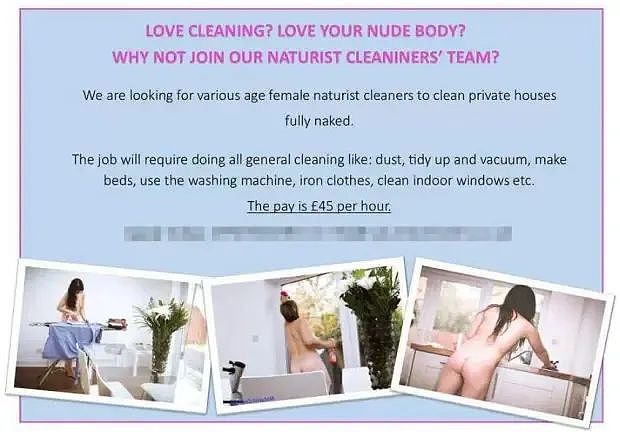 英国流行的裸体保洁上门服务，究竟是怎么回事（组图） - 4