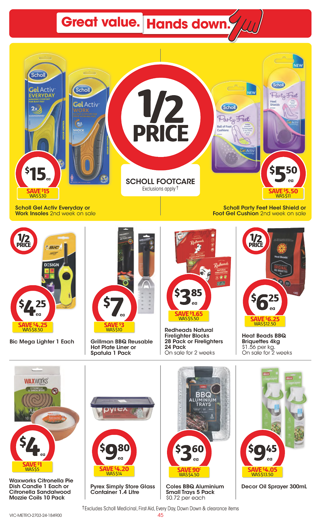 Coles 3月27日-4月2日打折，冻虾仁、蒜香面包半价（组图） - 45