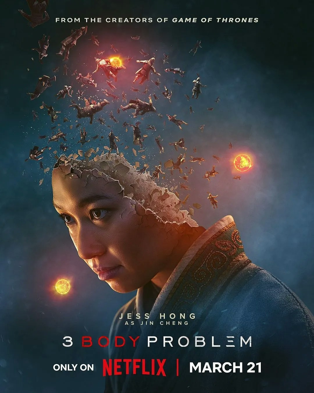 Netflix《3体》海报惹争议，炸爆脑袋切割人头，网民：精神病片？（组图） - 4