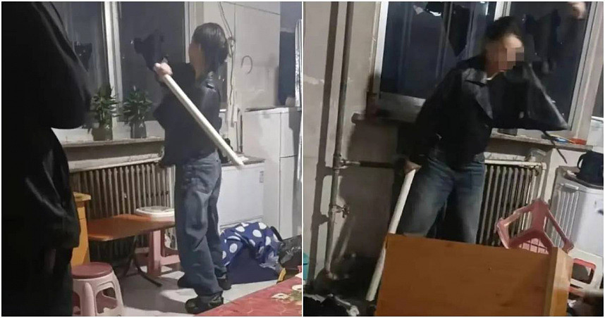 山西女警持球棒闯继母家掀桌砸窗，内幕曝光…网反挺：不犯法！（图） - 1