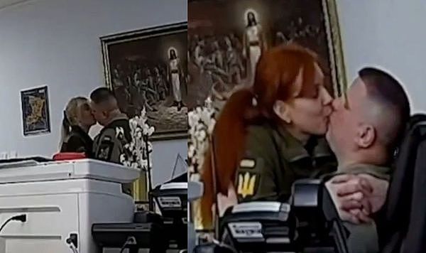 前方吃紧后方紧吃！乌军军官办公室“舌战”多女！激情影片网疯传（视频/组图） - 1