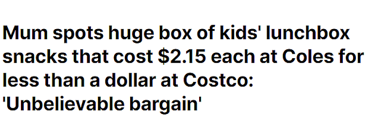 不到一块钱！Costco零食打折啦，秒杀澳洲所有超市...（组图） - 1