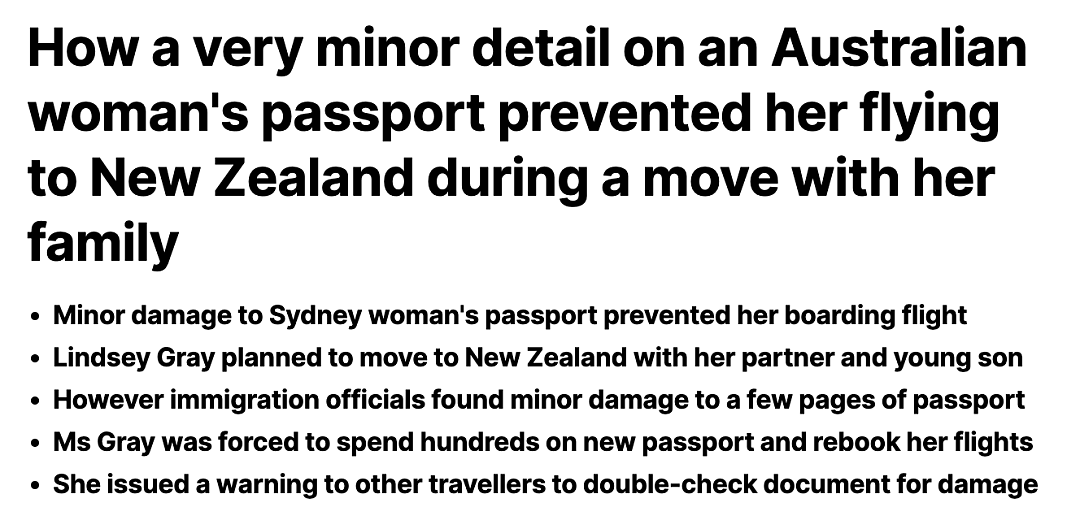 哭晕了！悉尼妈妈在机场被海关拦下，不准登机！就因为这么“小”的事儿...（组图） - 4