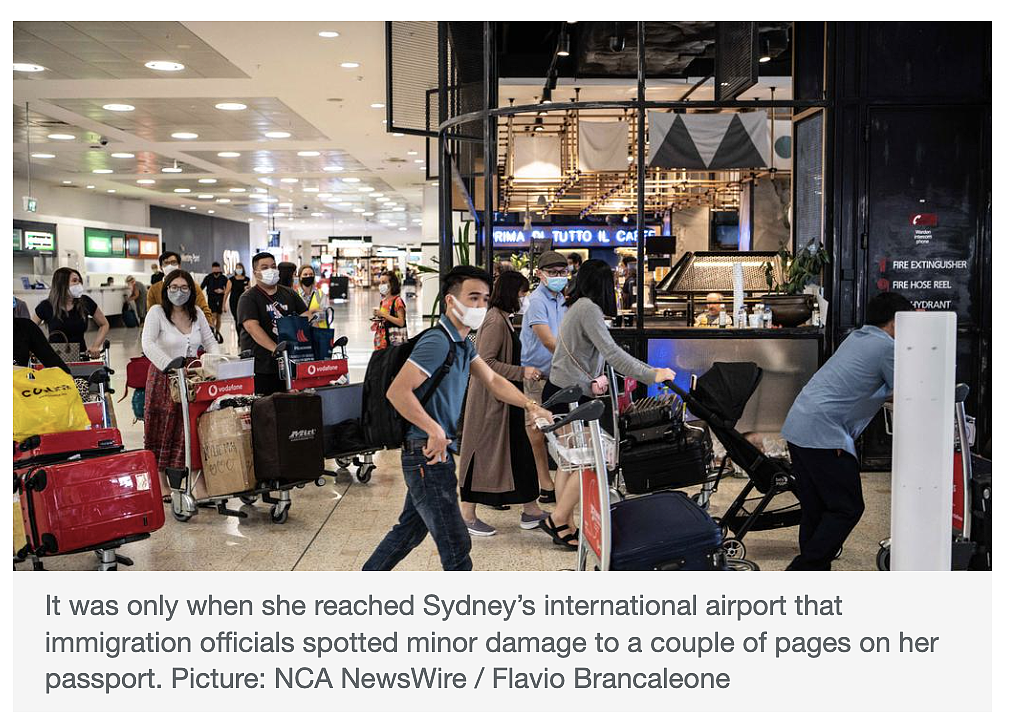 哭晕了！悉尼妈妈在机场被海关拦下，不准登机！就因为这么“小”的事儿...（组图） - 5