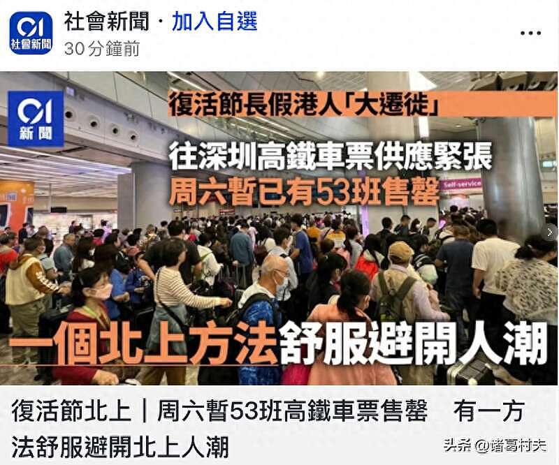 香港人大规模北上挤爆口岸，香港专家及网友慌了（组图） - 9
