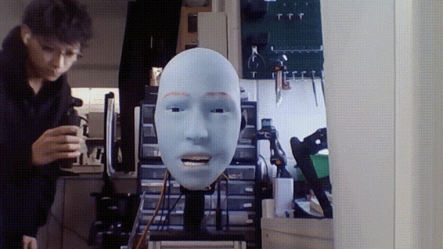 逆天！华裔学生开发人脸机器人，表情超逼真（组图） - 2