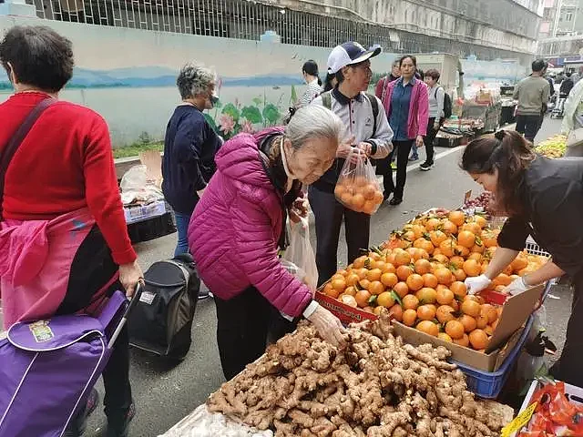 港人北上购物太疯狂！香港老人拖车北上买菜：连一块姜都去深圳买（组图） - 7