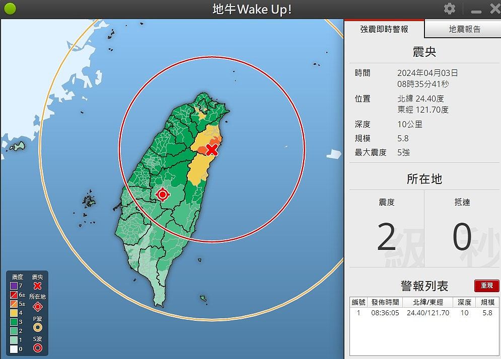 台湾地震：石壁附近现约7厘米水位异常；香港天文台：估计由海啸引起（组图） - 4