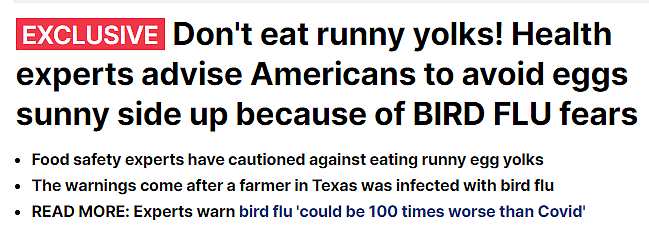 警告！比新冠严重100倍！美国6州现病毒感染，华人注意：鸡蛋千万要煮熟（组图） - 5