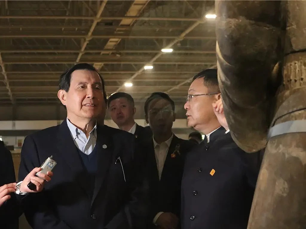 马英九参观兵马俑博物馆：“我们应该开始复古”（视频/组图） - 1