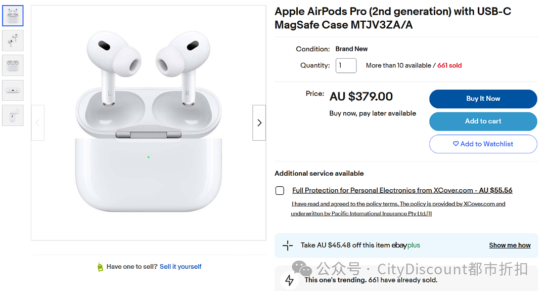 【ebay】澳洲苹果Airpods Pro 2代耳机特卖（组图） - 1
