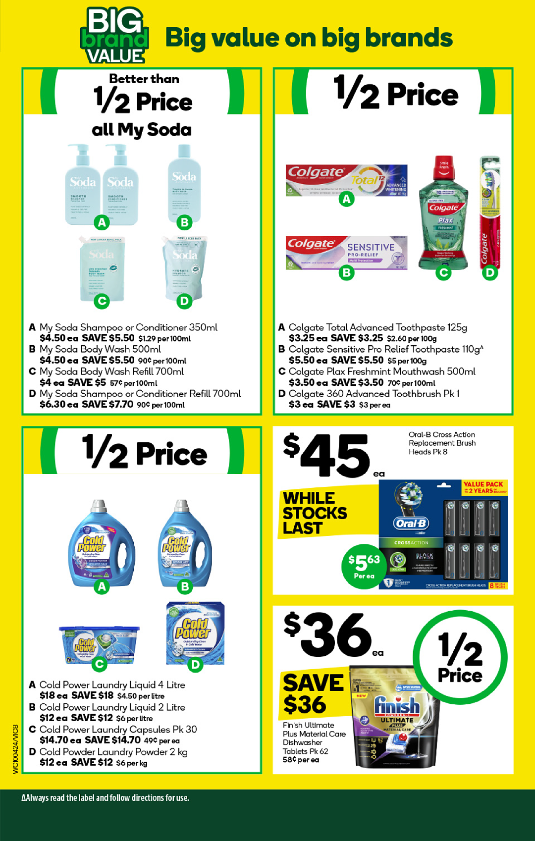 Woolworths 4月10日-4月16日打折，可乐、洗护品半价！（组图） - 8