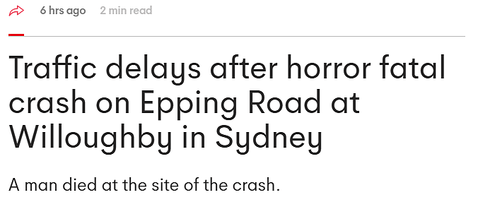 悉尼发生恐怖交通事故，1死1伤！女孩上学路上被撞，紧急送医...（组图） - 11