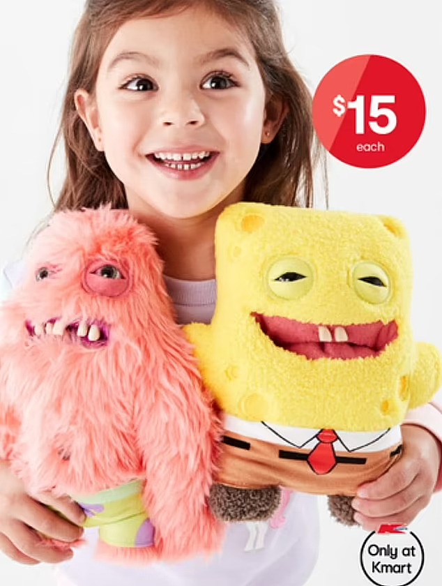 Kmart爆火牙怪玩具出新款！这次是比奇堡的朋友们！丑萌玩具却吓坏澳洲妈妈（组图） - 2