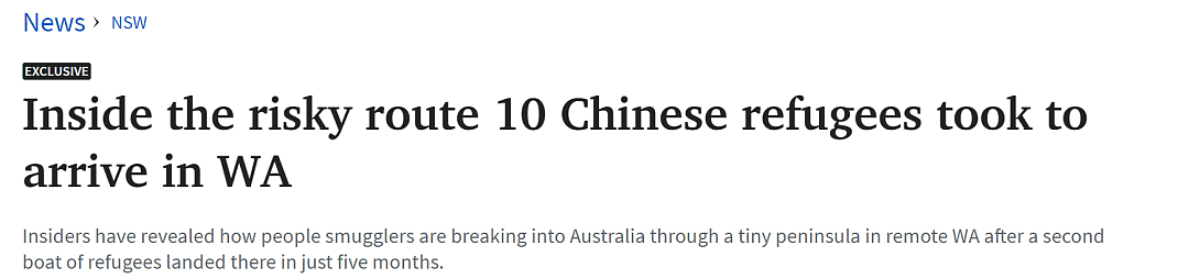 15名中国人偷渡澳洲，澳媒曝光细节！“不知道多少人死在这”（组图） - 1