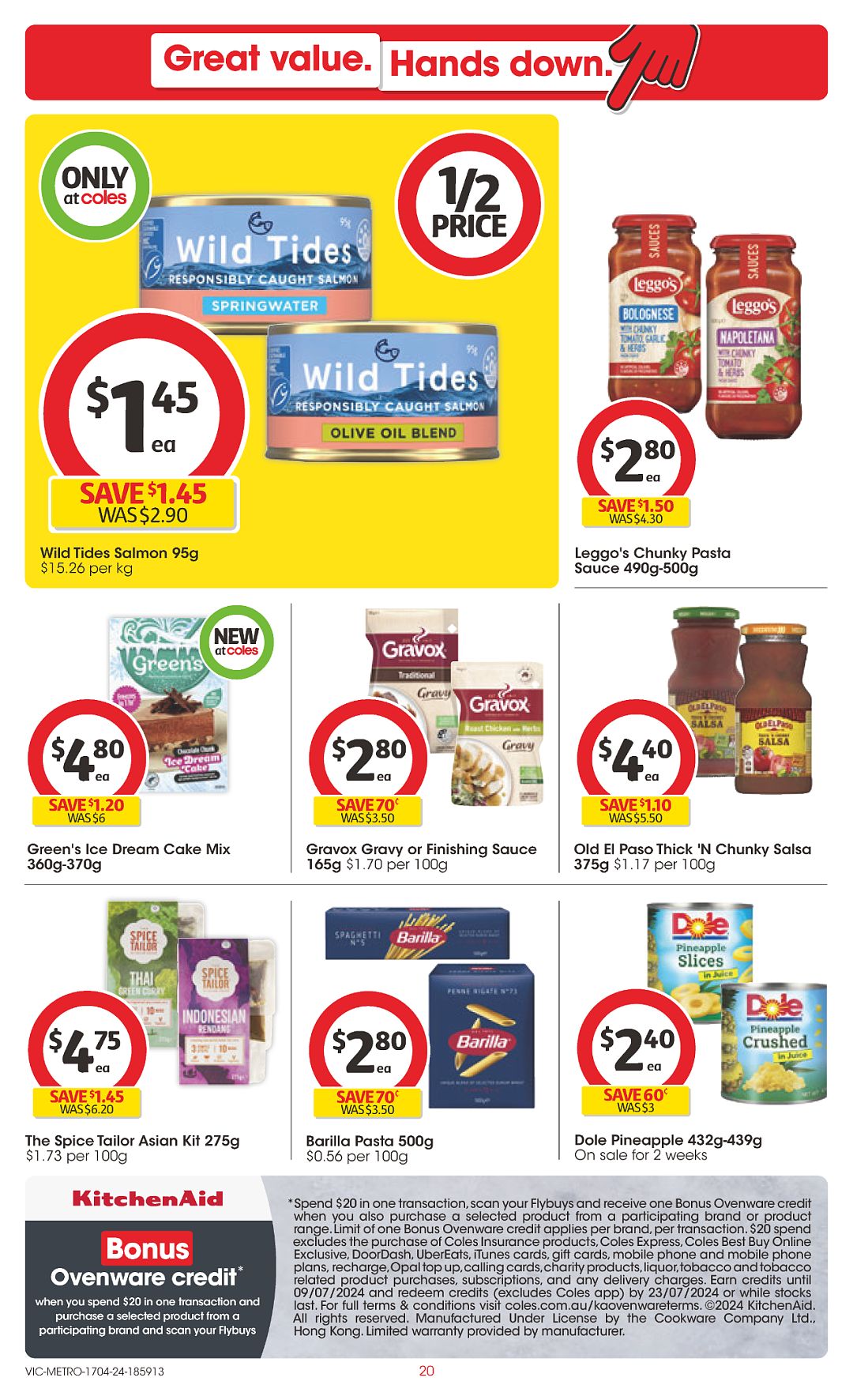 Coles 4月17日-4月23日打折，新品Biscoff饼干涂抹酱半价（组图） - 20