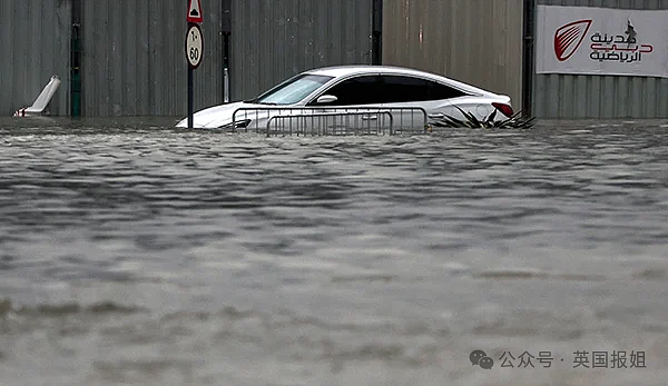 迪拜突发罕见大洪水，沙漠变汪洋！一天下完一年的雨，民众划橡皮艇逃难？（组图） - 8