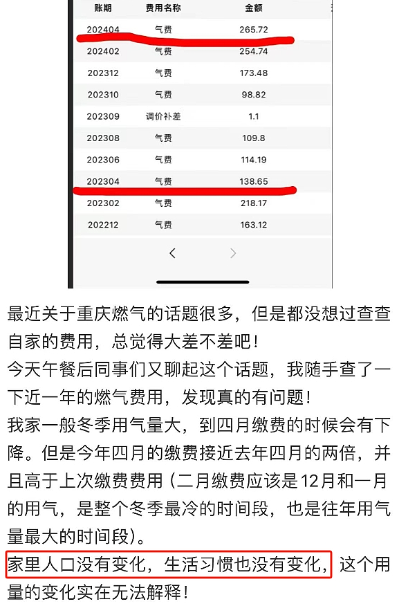 中国多地网友爆料燃气费异常：还没通气的新房，这个月也要交3千（组图） - 3