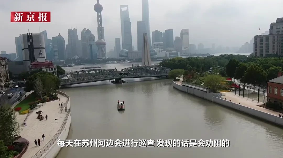 上海苏州河外白渡桥附近大量死鱼漂浮！最新回应：死鱼已打捞，疑放生所致，22年也发生过（组图） - 18